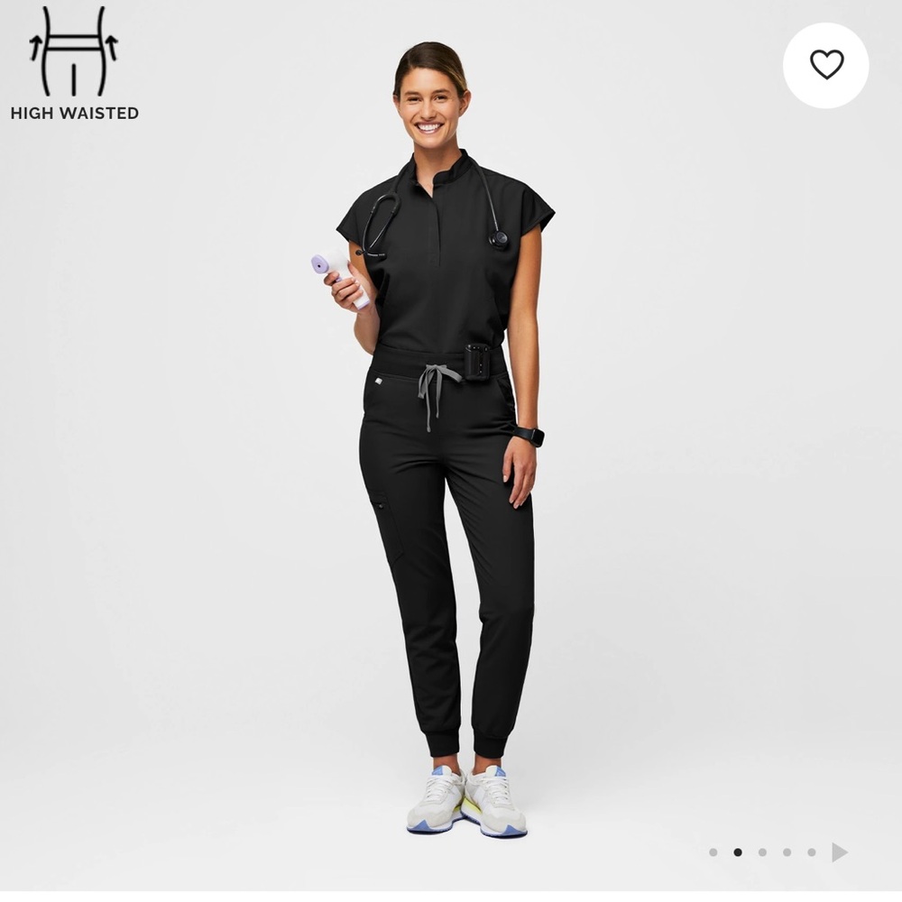 High Waisted Zamora Jogger Scrub Pants